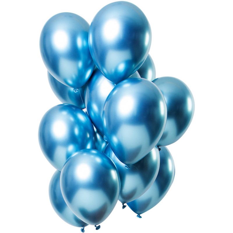Ballons de Baudruche Bleu Effet Miroir - Coti-Jouets spécialiste ballons de  baudruche