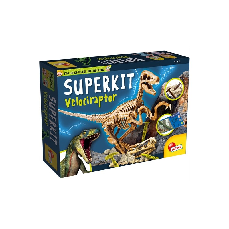 I'm A Genuis - Superkit Velociraptor - Lisciani