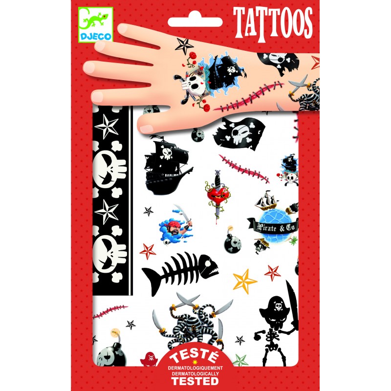 Tatouages Pirates - Djeco