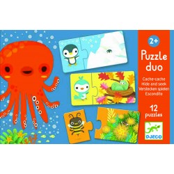 Puzzle Duo Cache-Cache - Djeco