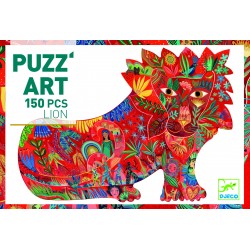 Puzzle Puzz Art Lion 150 Pièces - Djeco
