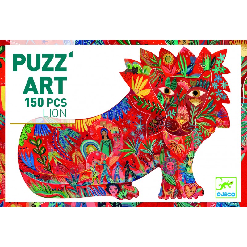 Puzzle Puzz Art Lion 150 Pièces - Djeco