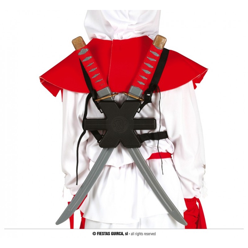 Epées de Ninja avec Fourreau Dorsal