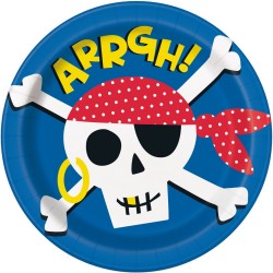 Assiettes Jetables Pirate