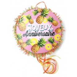 Pinata Anniversaire Ananas