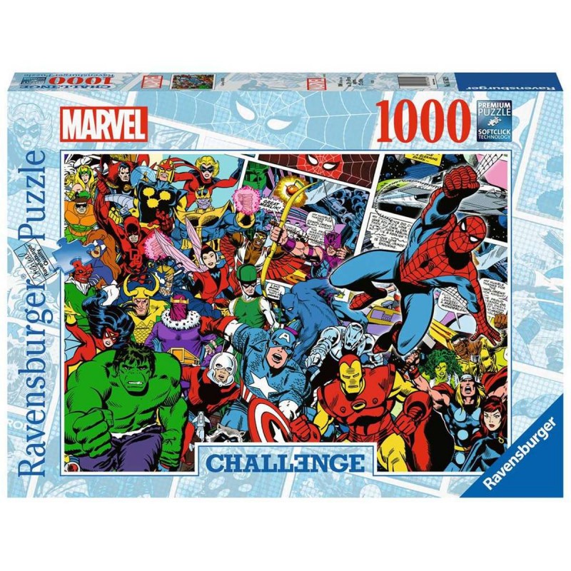 Puzzle Marvel Challenge 1000 Pièces - Ravensburger