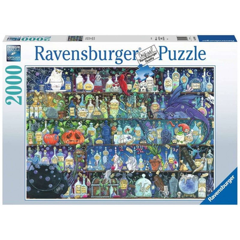 Puzzle L'Etagère à Potions 2000 Pièces - Ravensburger