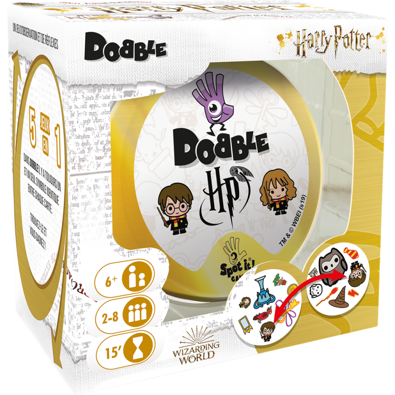 Jeu de Cartes Dobble Harry Potter - Asmodée