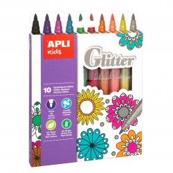 Feutres Couleurs Pailletées...