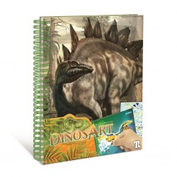 Carnet Créatifs Autocollant Par Numéro - Dinosart