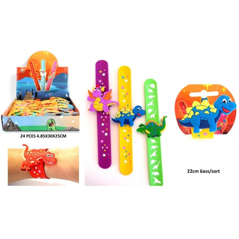 Bracelet Clap Dinosaure Silicone