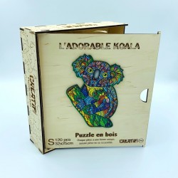 Puzzle En Bois Créatif L'Adorable Koala 120 Pièces