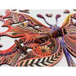 Puzzle En Bois Créatif Le Papillon Illusionniste 175 Pièces