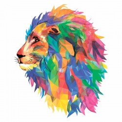 Puzzle En Bois Créatif Le Lion Mozaik 201 Pièces