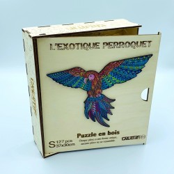 Puzzle En Bois Créatif L'Exotique Perroquet 127 Pièces