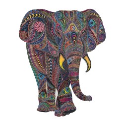 Puzzle En Bois Créatif L'Eléphant Impérial 190 Pièces