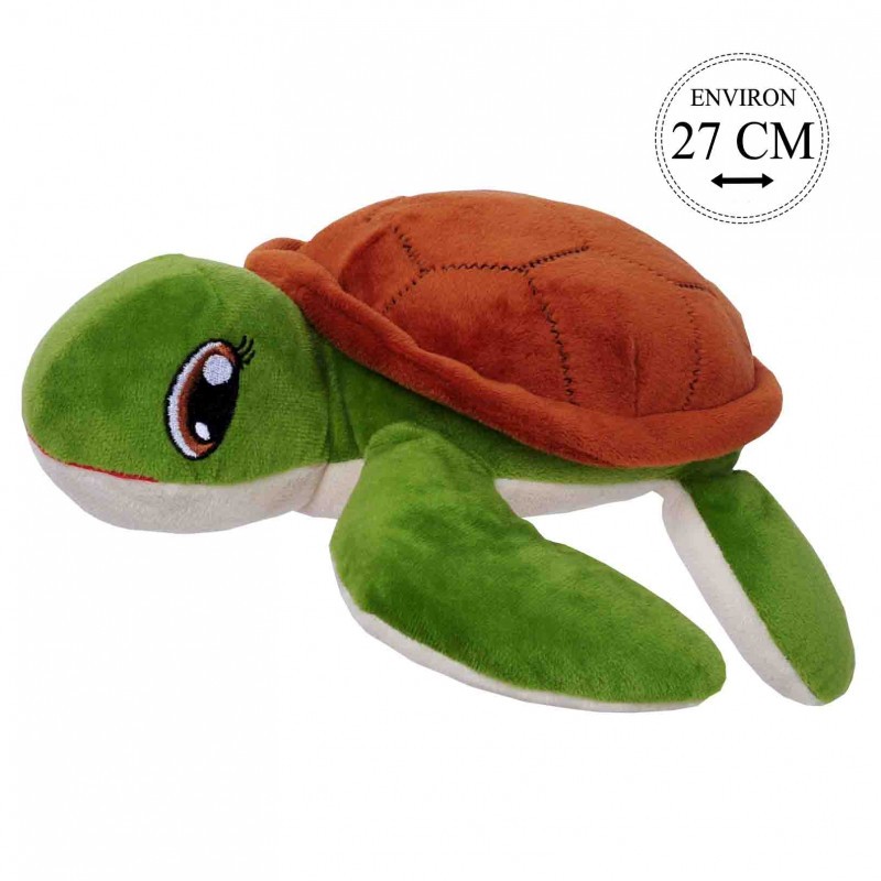 Peluche Tortue 27cm -Coti Jouets, grossiste en jouets et peluches sur Dijon