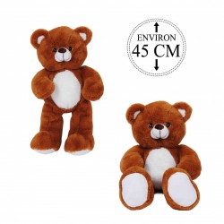 Peluche Ours Brun 45cm