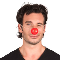 Nez de Clown en Plastique Avec Elastique