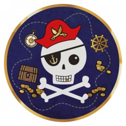 Assiettes Jetables Pirate