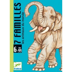 Jeu de Cartes 7 familles Animaux du monde