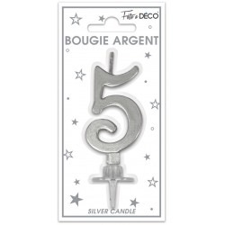 Bougie chiffre 5 - Bougie Anniversaire n°5