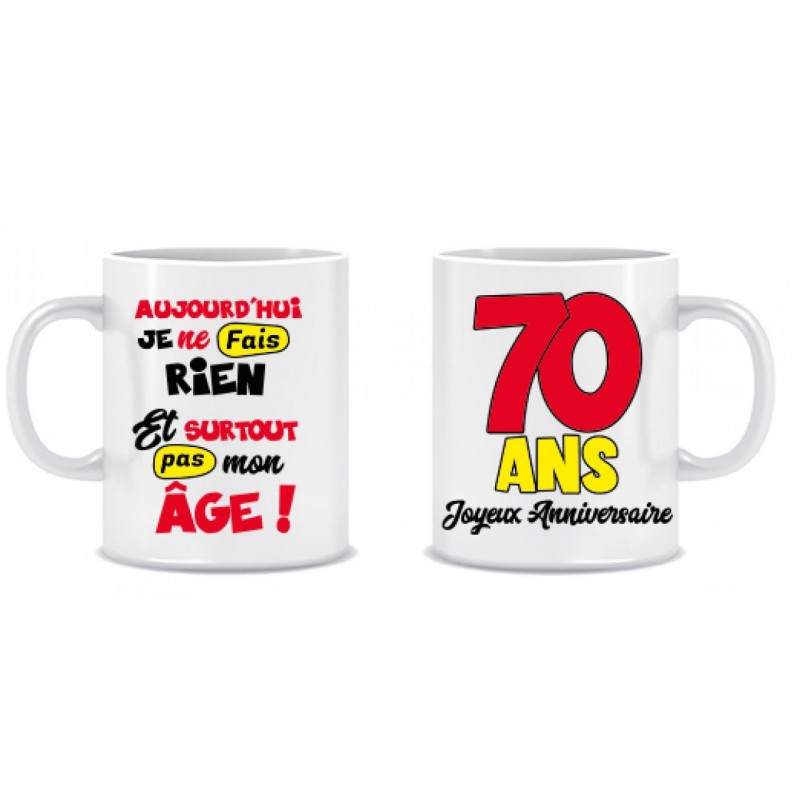 mug humour anniversaire 60 ans femme