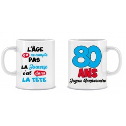 Mug Anniversaire 80 Ans