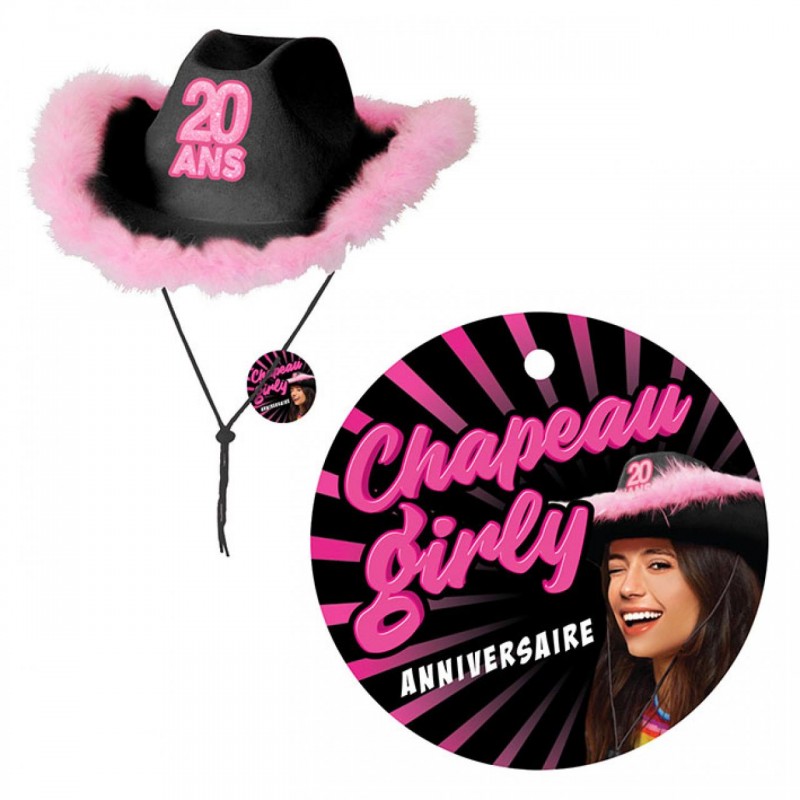 copy of Chapeau Anniversaire Girly Miss 18Ans