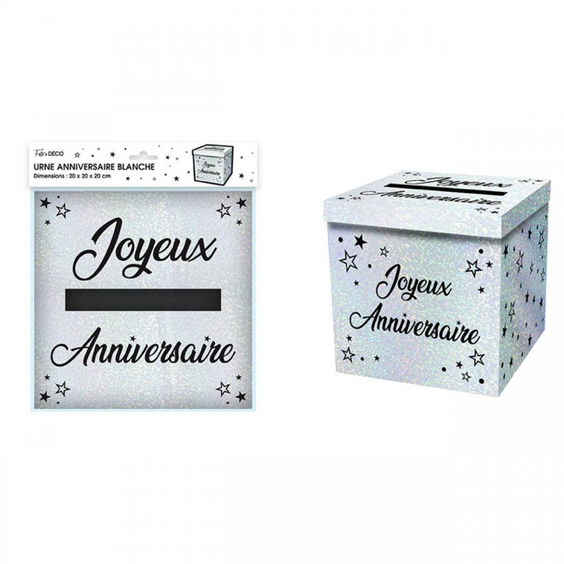 Urne 18 ans  Urne anniversaire, Déco anniversaire 18 ans, Urne