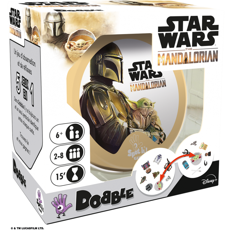 Jeu de Cartes Dobble Mandalorian Star Wars - Asmodée