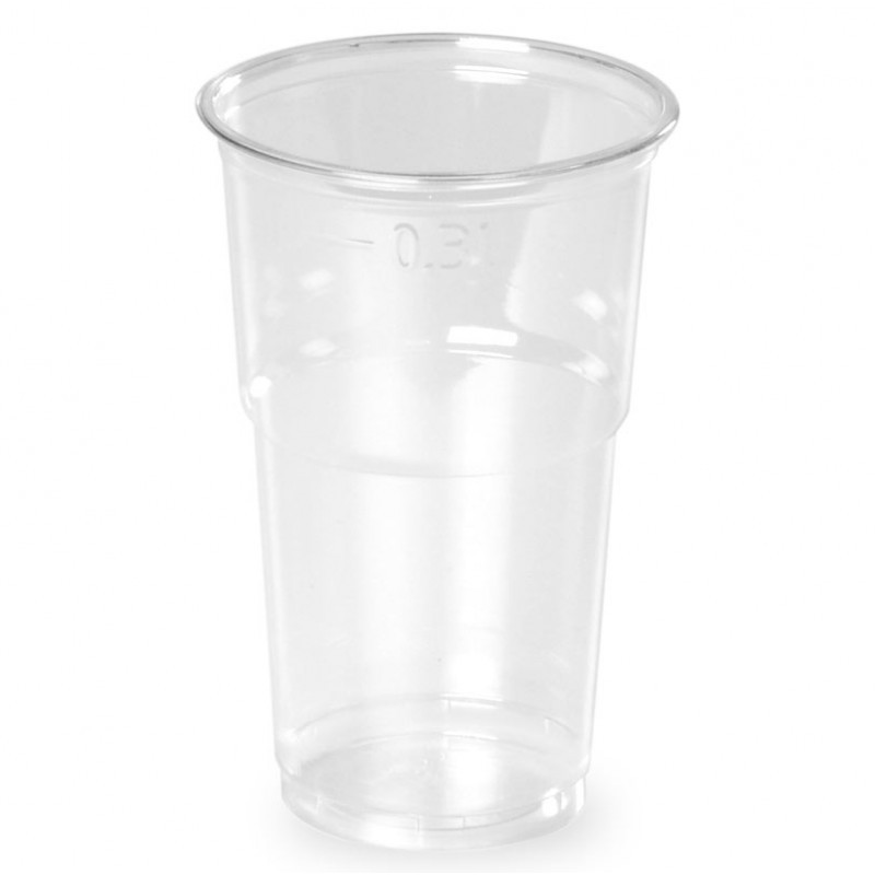 Gobelet en Plastique Transparent 30/35 cl - 50 Pièces -   Vaisselle Jetable