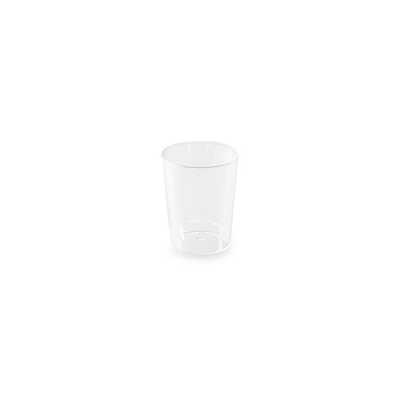 45 Verrines Verre Rond Jetables Plastique 7 cl /