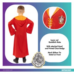 Déguisement Robe Gryffindor Quidditch - Harry Potter
