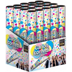 Canon à Confettis Papier Multicolore Pastel 30cm