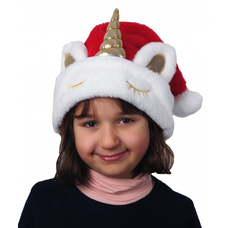 Bonnet de Noël à pompon multicolore homme