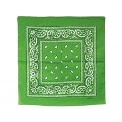 Bandana Style Cachemire Vert