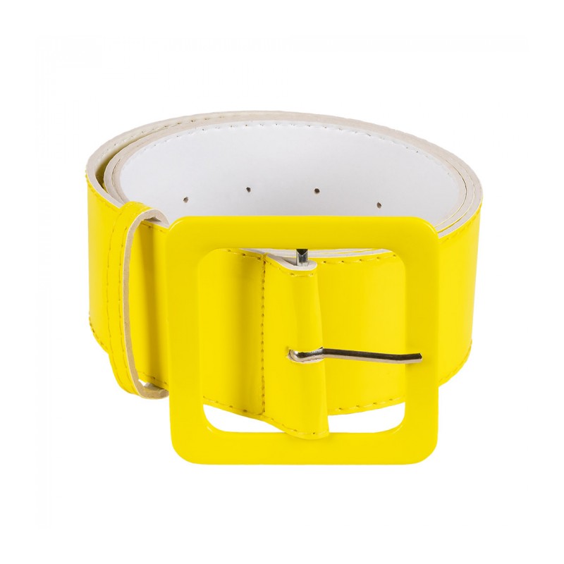 Jaune - Boucle de ceinture de sécurité colorée en Silicone, housse