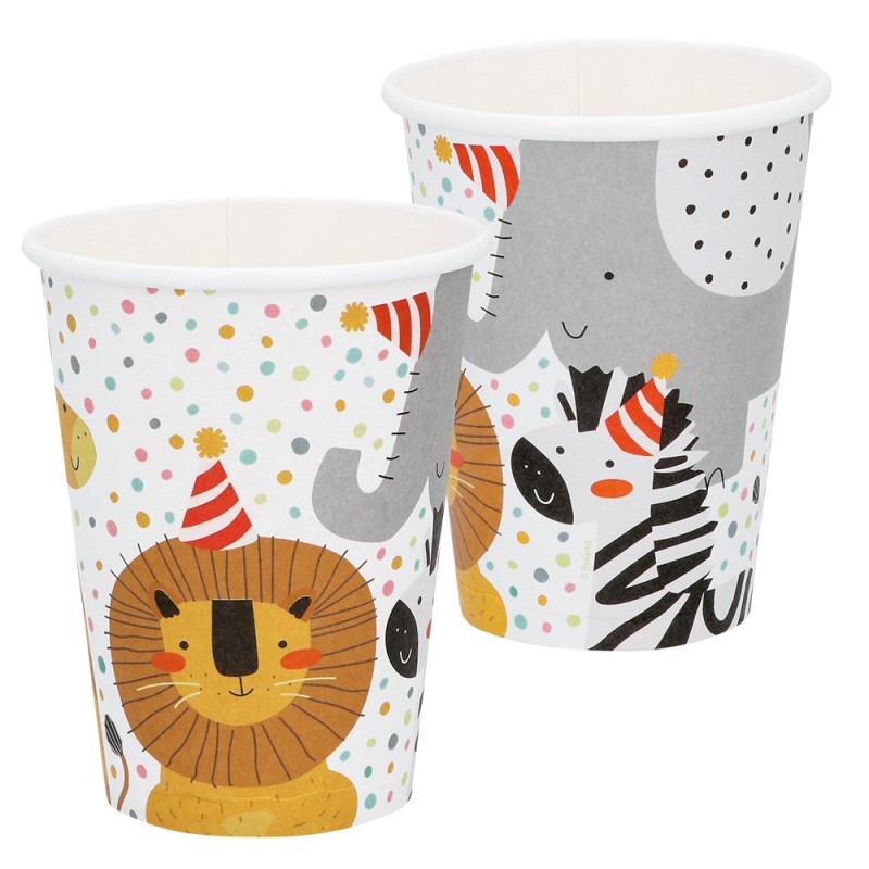 Gobelets Jetables En Carton Safari