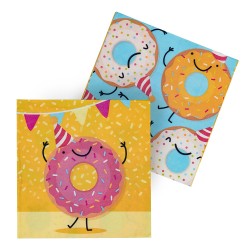 Serviettes en Papier Donuts