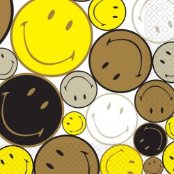 Serviettes en Papier Smiley