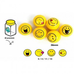 Balle Rebondissante 36mm Smiley