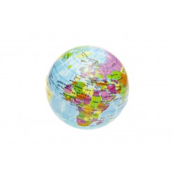 Balle anti-stress globe terrestre