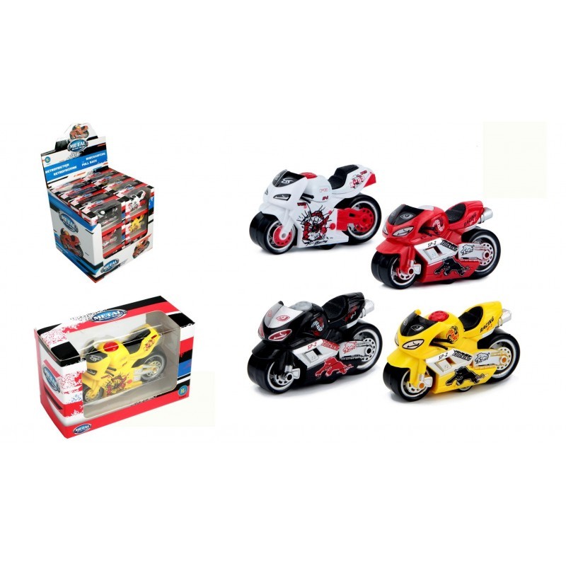 Moto Métal Rétro Friction-Coti Jouets, spécialiste en jouets pour les  arbres de noël, associations, CE