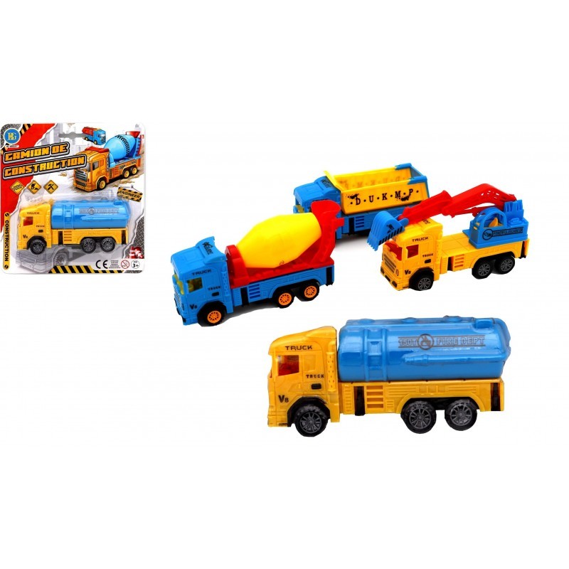 Camion de chantier plastique - Coti Jouets spécialiste en jouets pour  arbres de noël, associations, comités d'entreprises