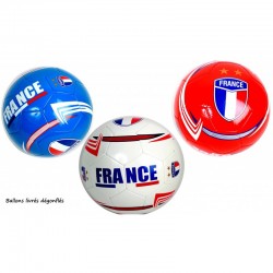 Ballon de Foot Simili Cuir France Taille N°5