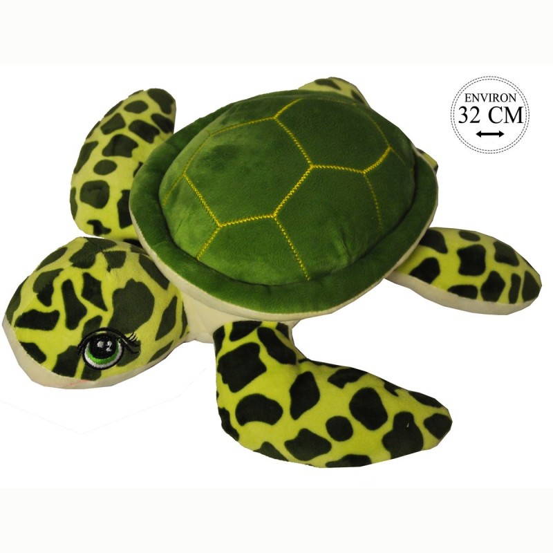 Peluche Tortue 32cm -Coti Jouets, grossiste en jouets et peluches sur Dijon