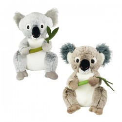 Peluche Koala Assis Avec Bambou 28cm