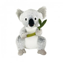 Peluche Géante Koala Assis Avec Bambou 55cm
