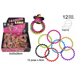 Bracelet Silicone Etoile x 12